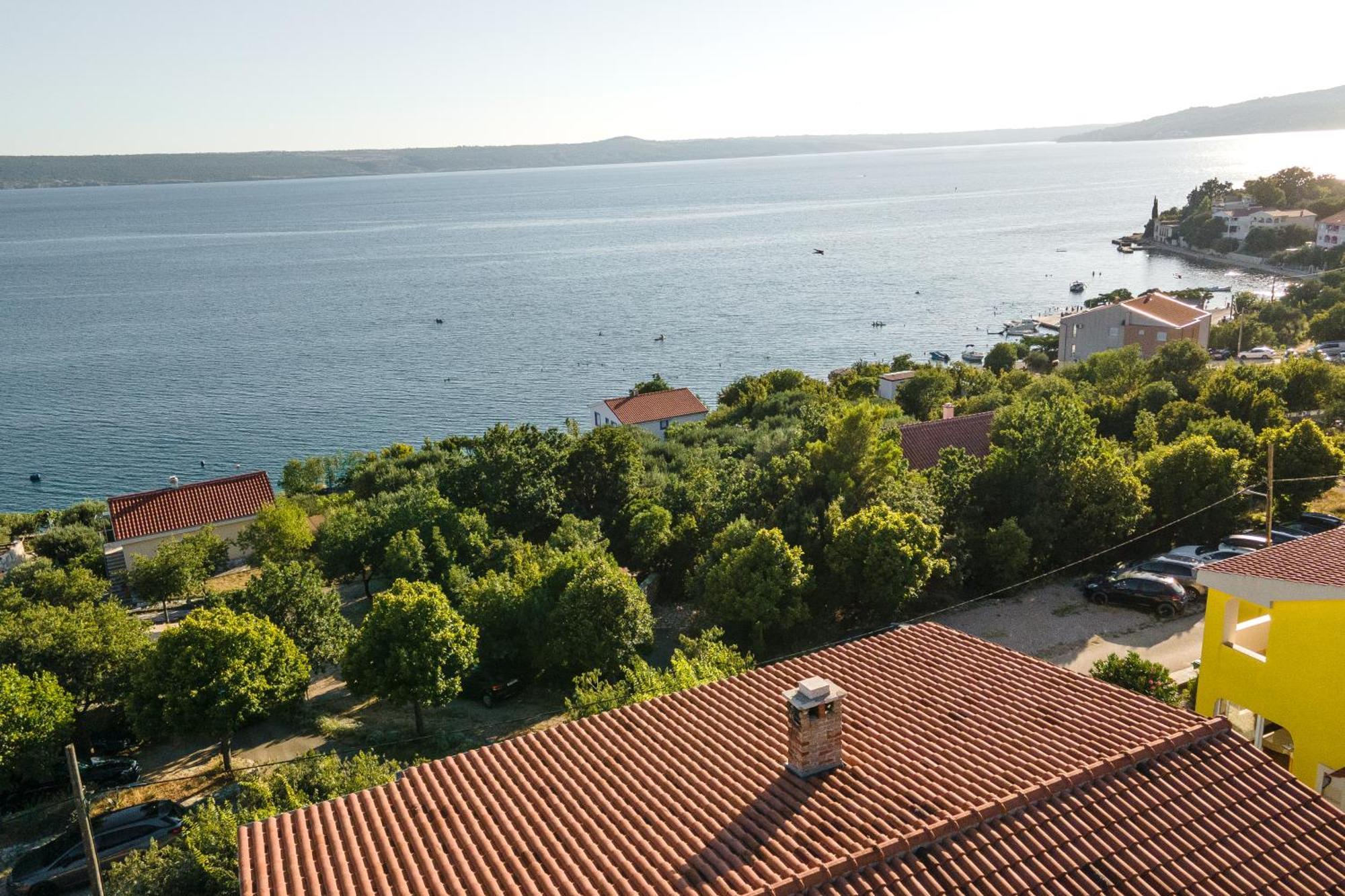 Apartment Big Blue Maslenica Bagian luar foto