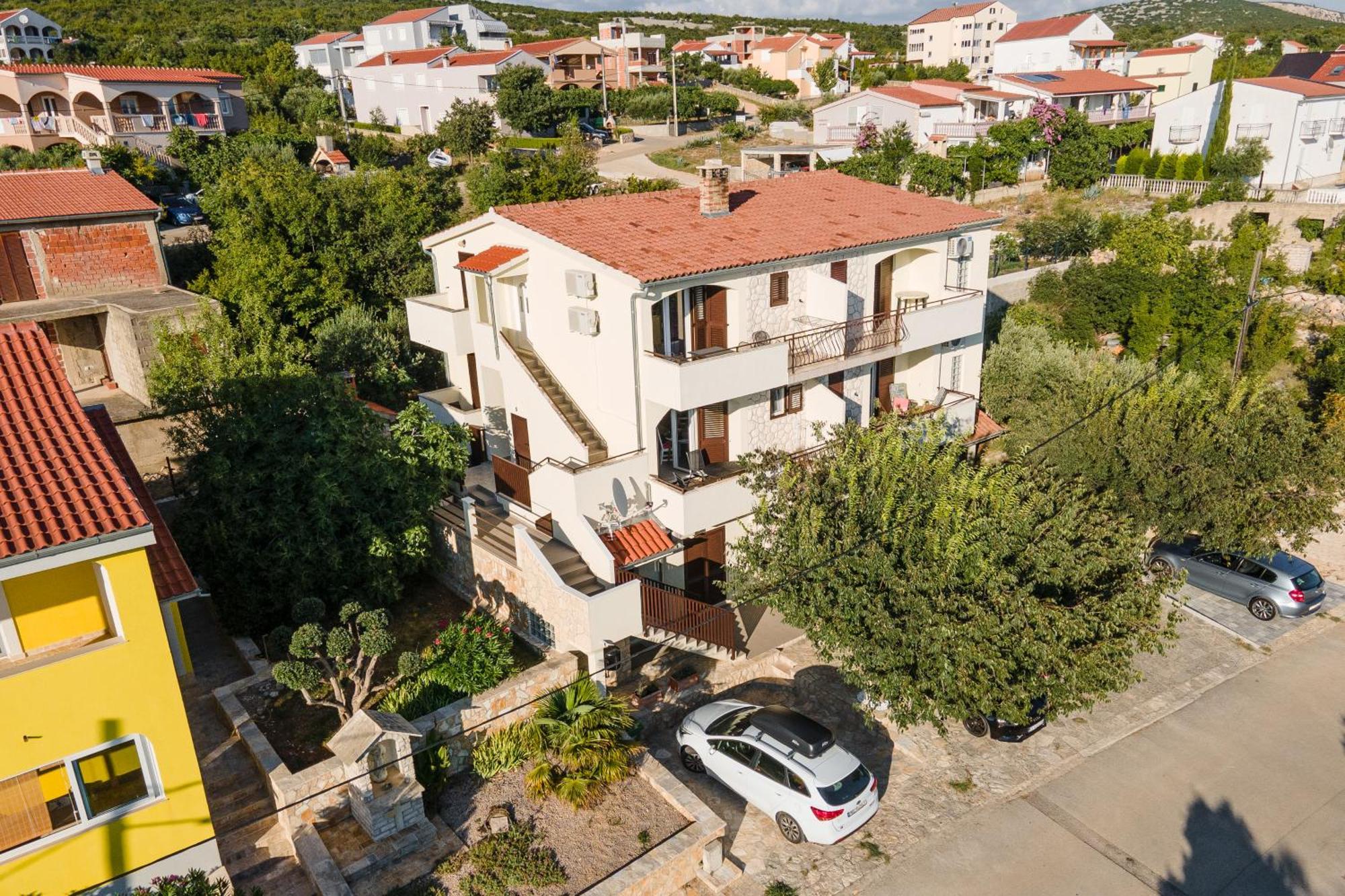 Apartment Big Blue Maslenica Bagian luar foto