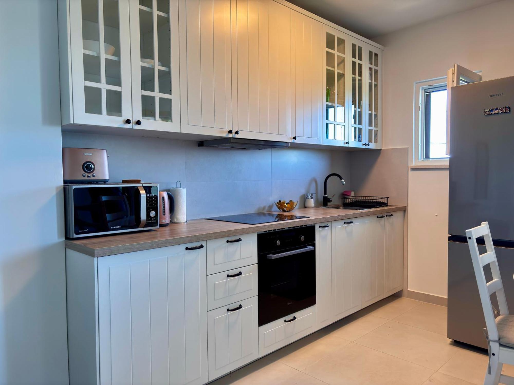 Apartment Big Blue Maslenica Bagian luar foto